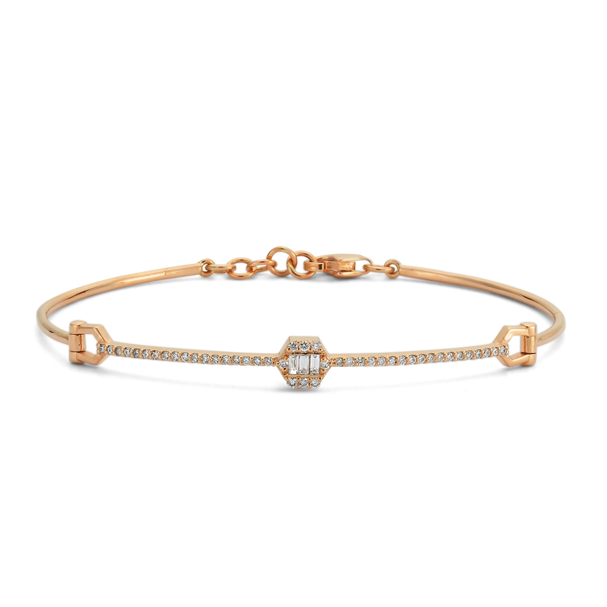 Baguette- Diamond Minimalist Bracelet