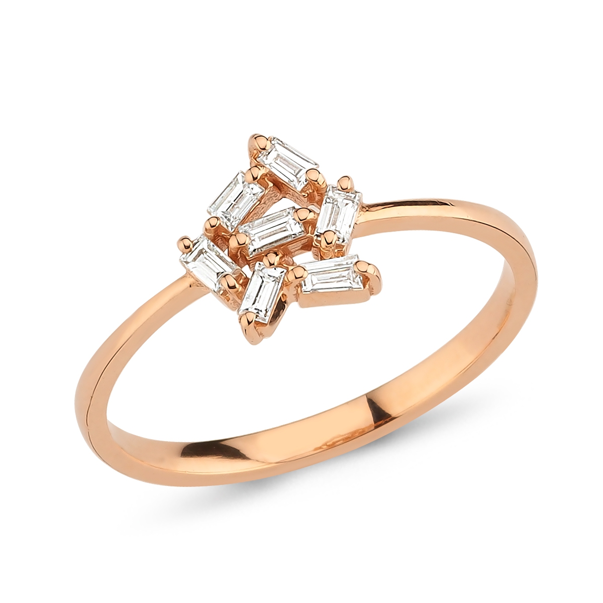Pétite- Lianne Baguette Diamond Ring
