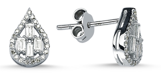 Baguette Collection- Diamond Earring