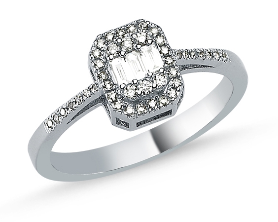 Baguette Collection- Diamond Ring