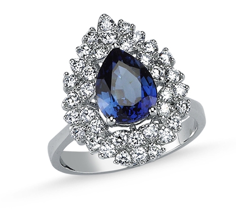 Sapphire Diamond Ring