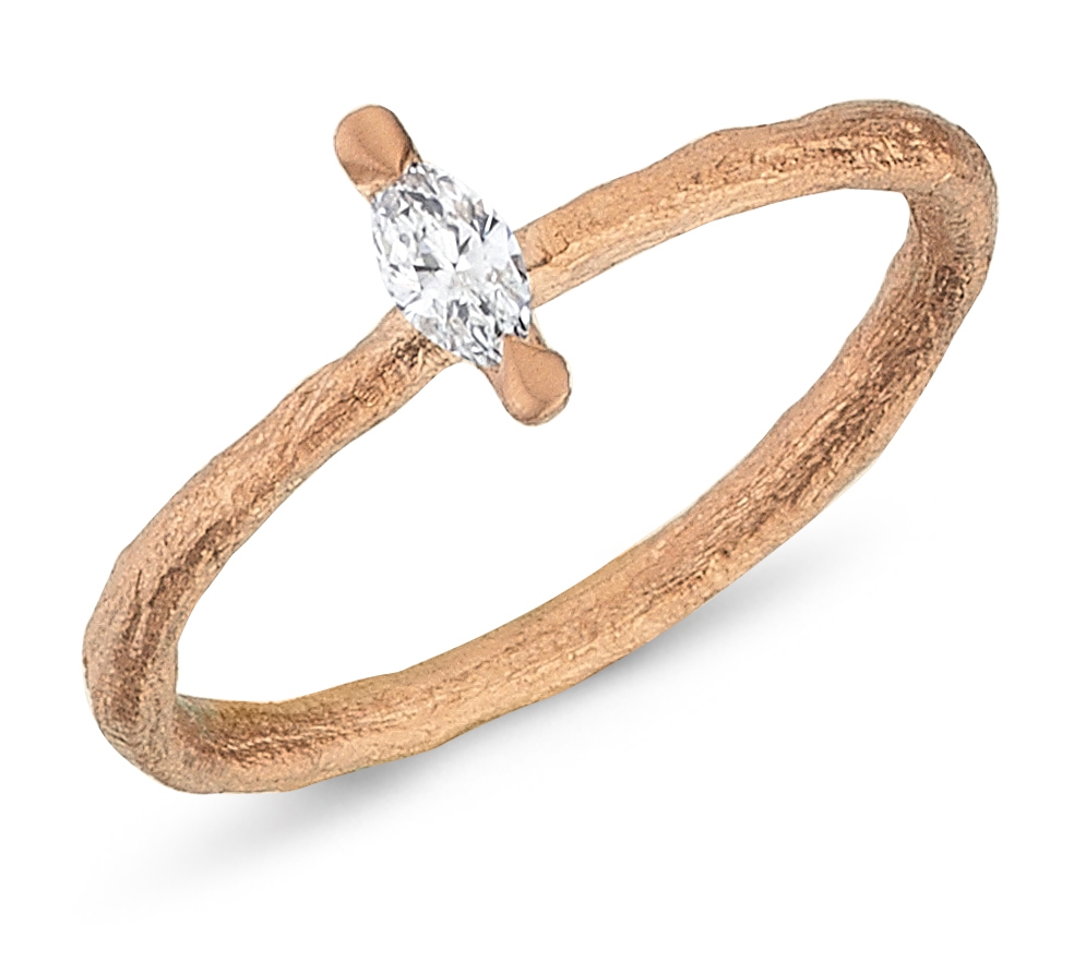 Treasures Of Earth -  Marquise Diamond Ring