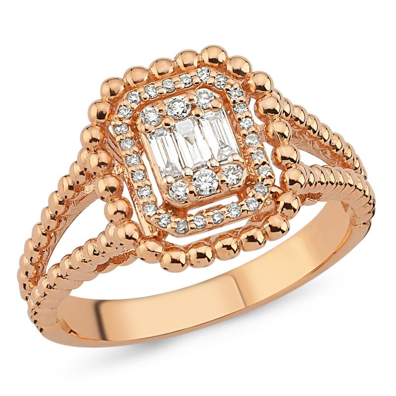 Bagutte- Design Baguette Diamond Ring