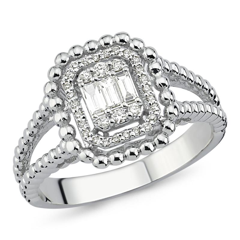 Bagutte- Design Baguette Diamond Ring