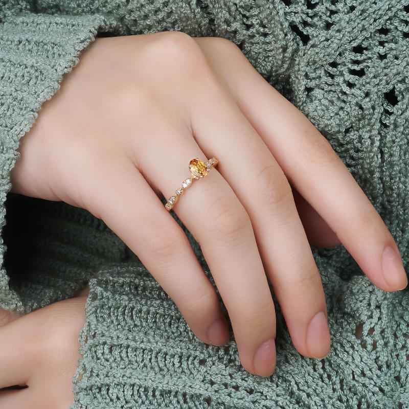 Vintage- Colored Sapphire And Diamond Ring