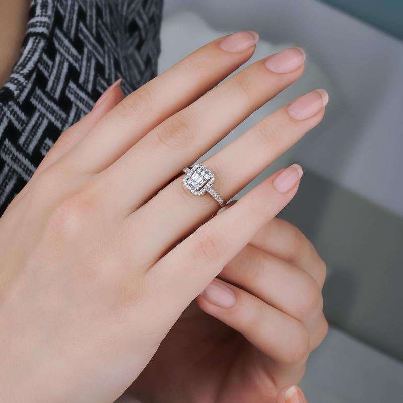 Baguette-  Diamond Ring