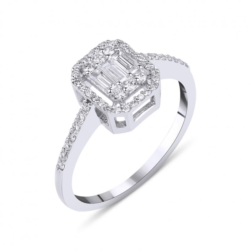 Baguette- Classic Diamond Ring