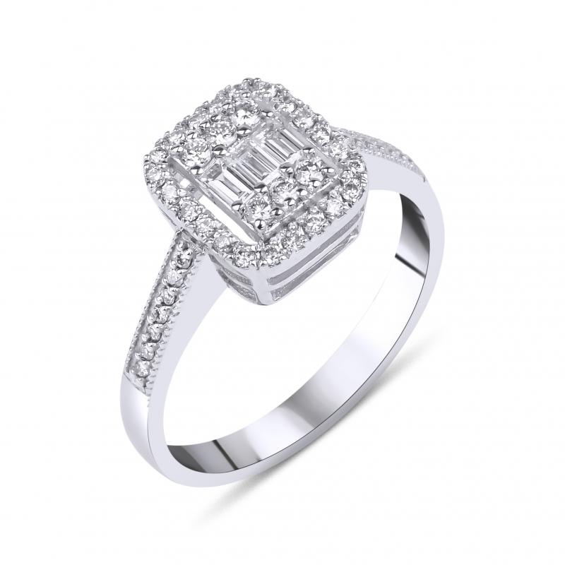 Baguette-  Diamond Ring