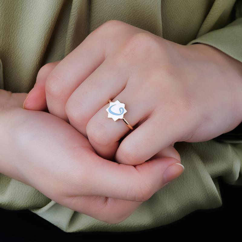 Iris- Arabic Letter Ring