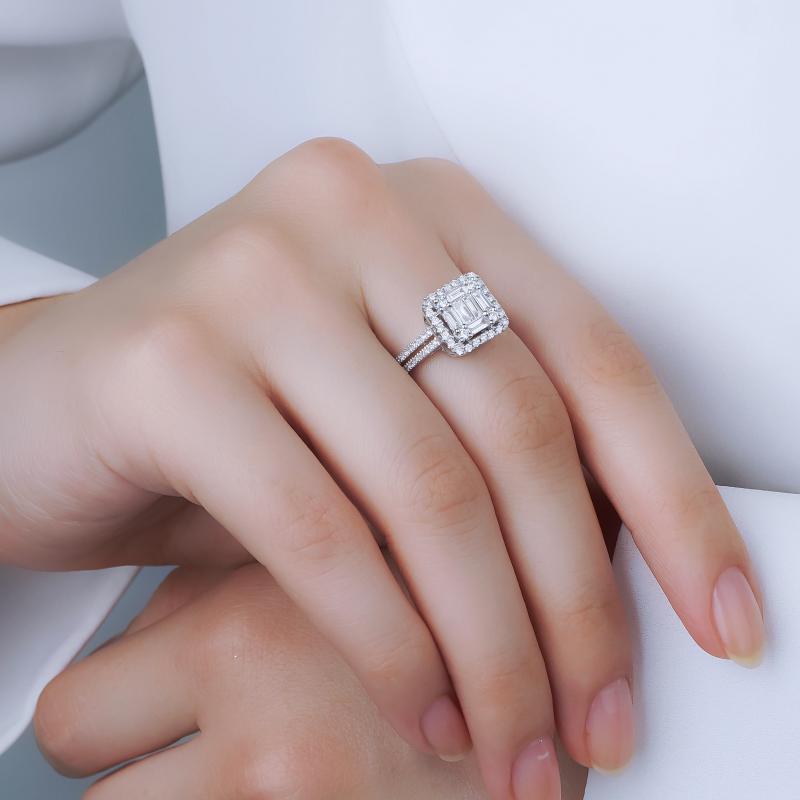 Baguette- Queen Diamond Ring