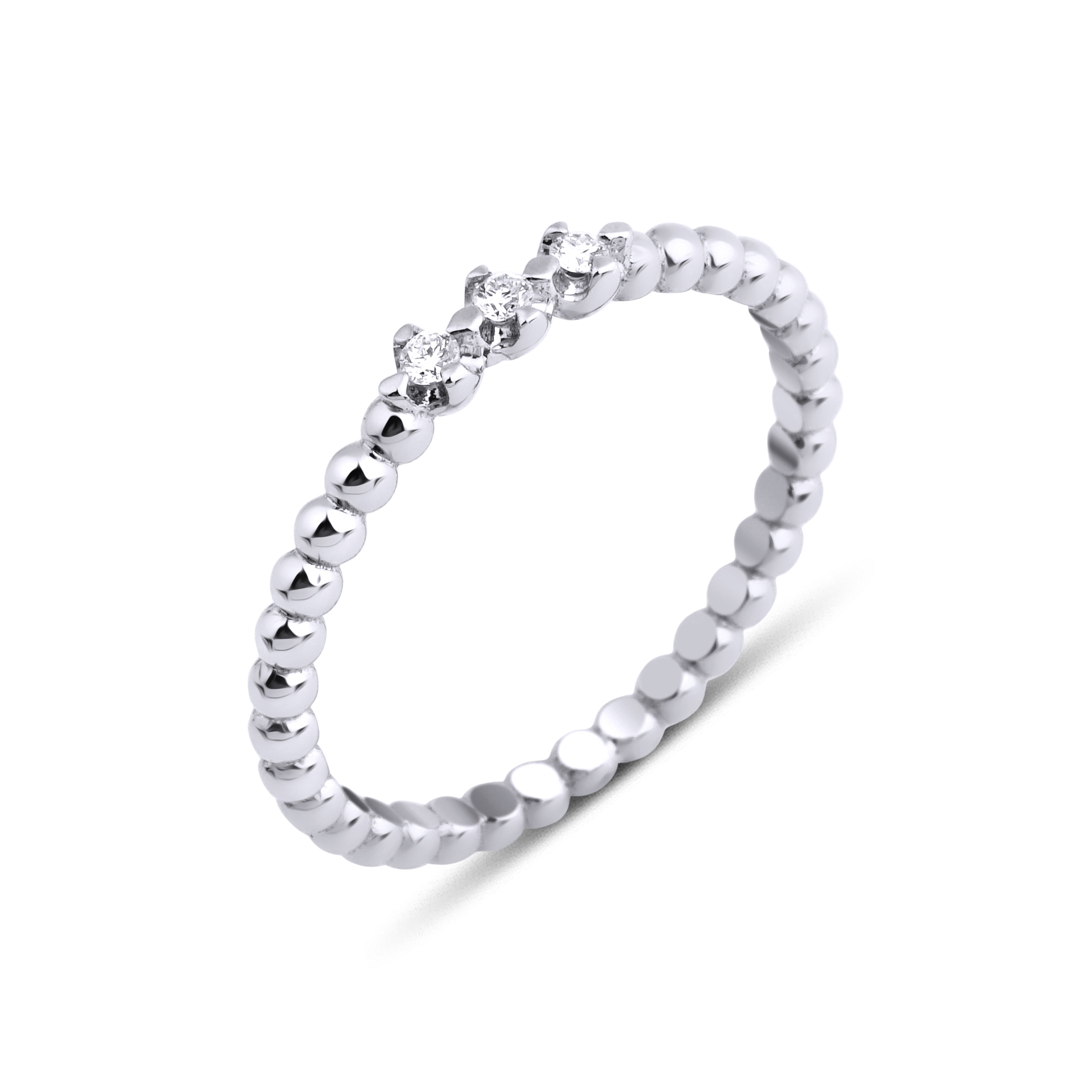 Pétite- Tria Diamond Ring