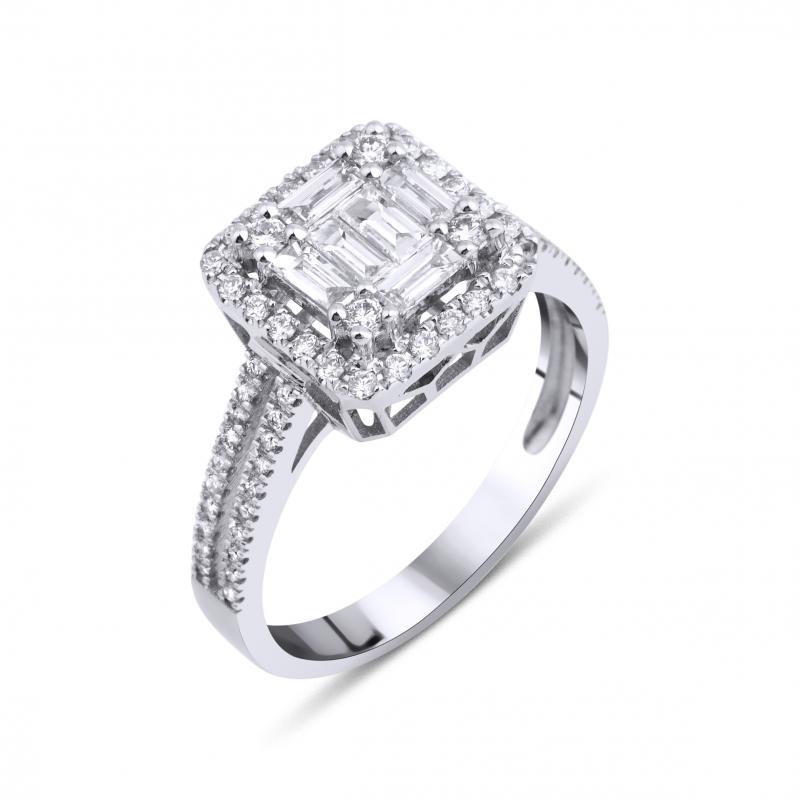 Baguette- Queen Diamond Ring