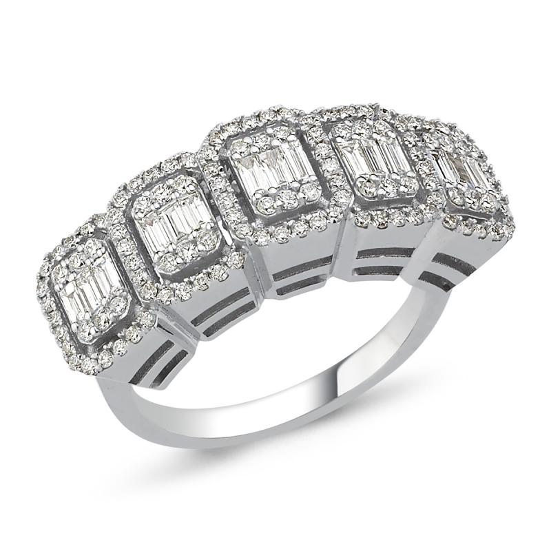 Baguette- Diamond Wedding Band