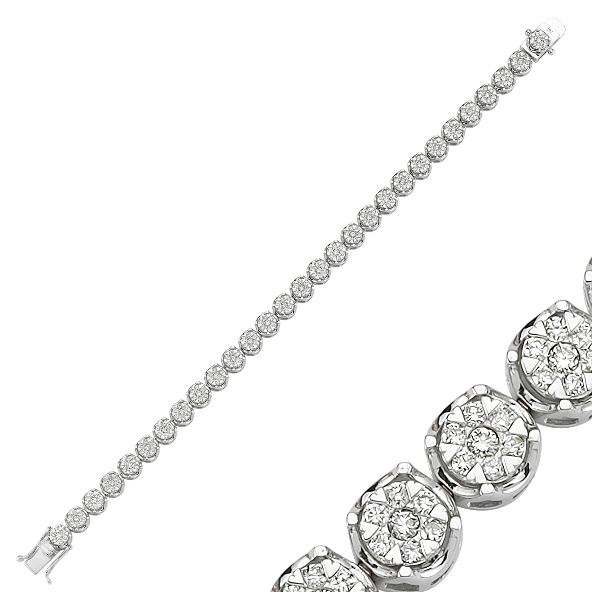  Coronet Diamond Tennis Bracelet