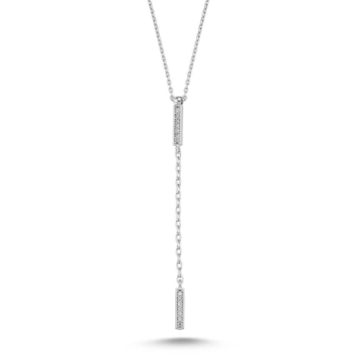 Swing- Line Diamond Necklace