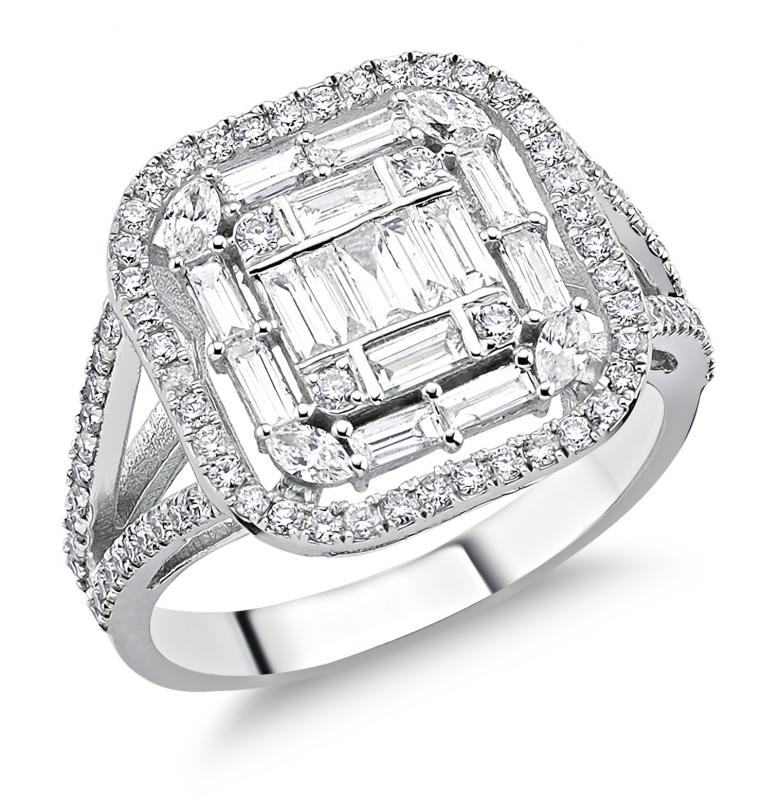 Baguette Collection- Diamond Ring