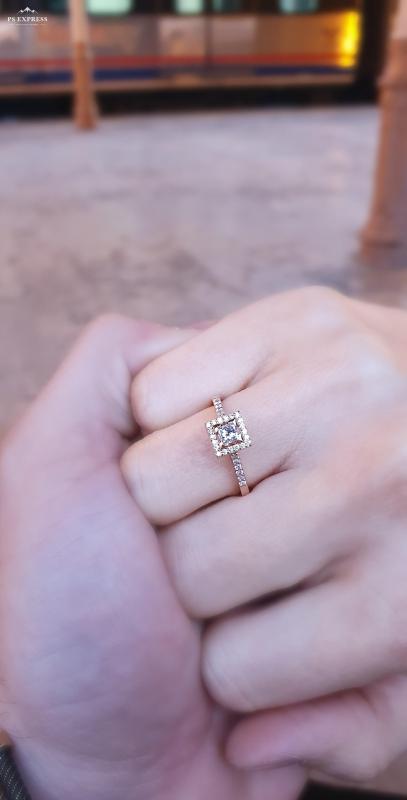 Princess Cut Diamond Engagement Ring