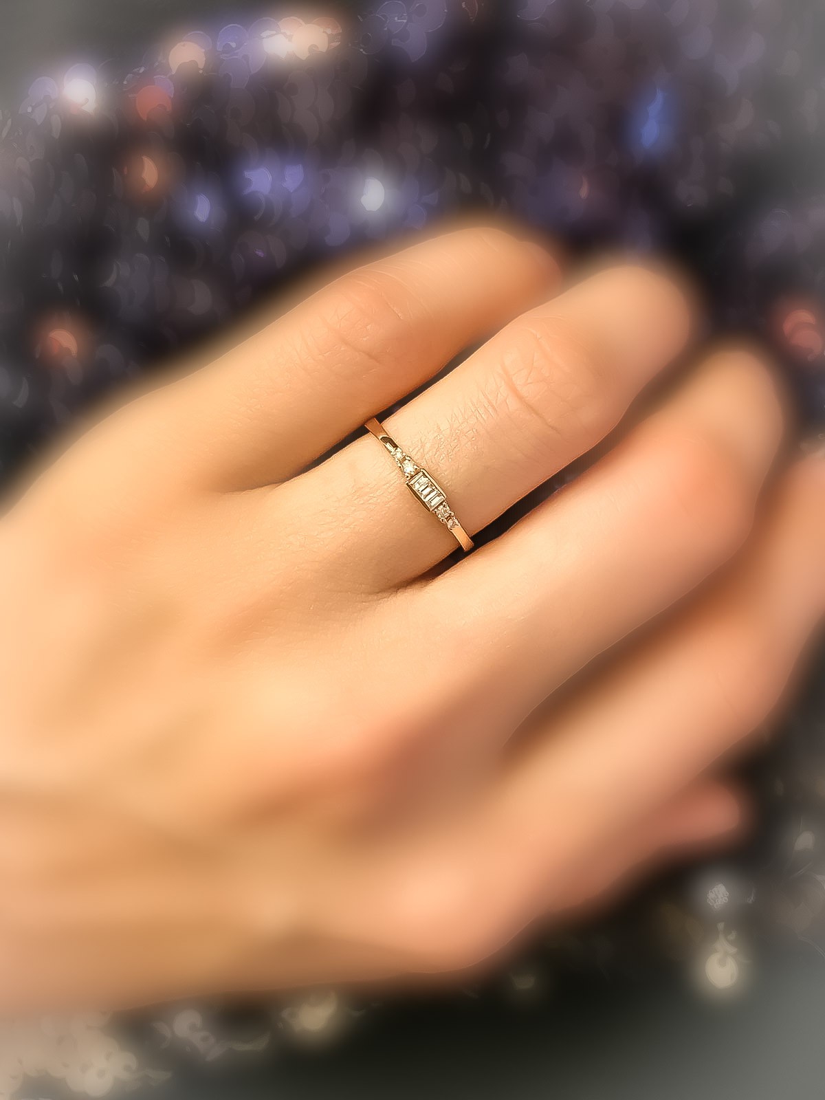 Pétite- Baguette Diamond Ring
