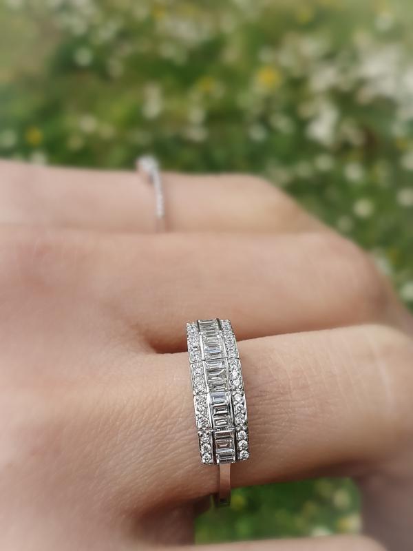 Baguette- Diamond Wedding Band