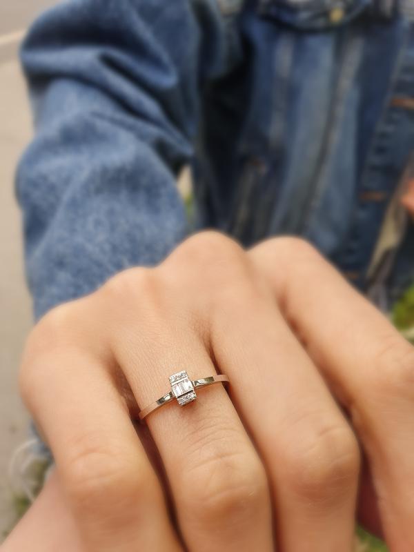 Baguett- Diamond Engagement Ring