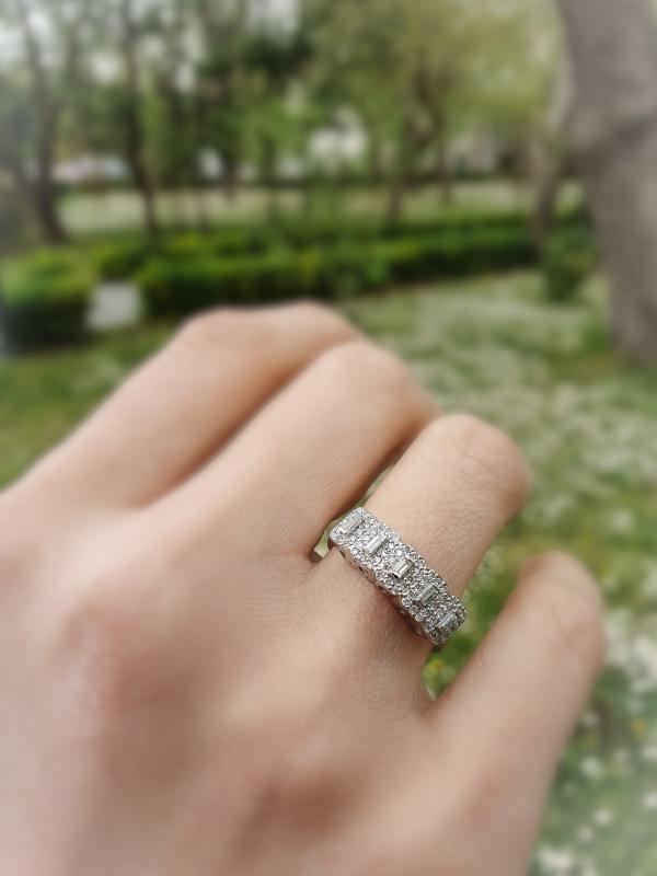 Baguette- Diamond Engagement Ring