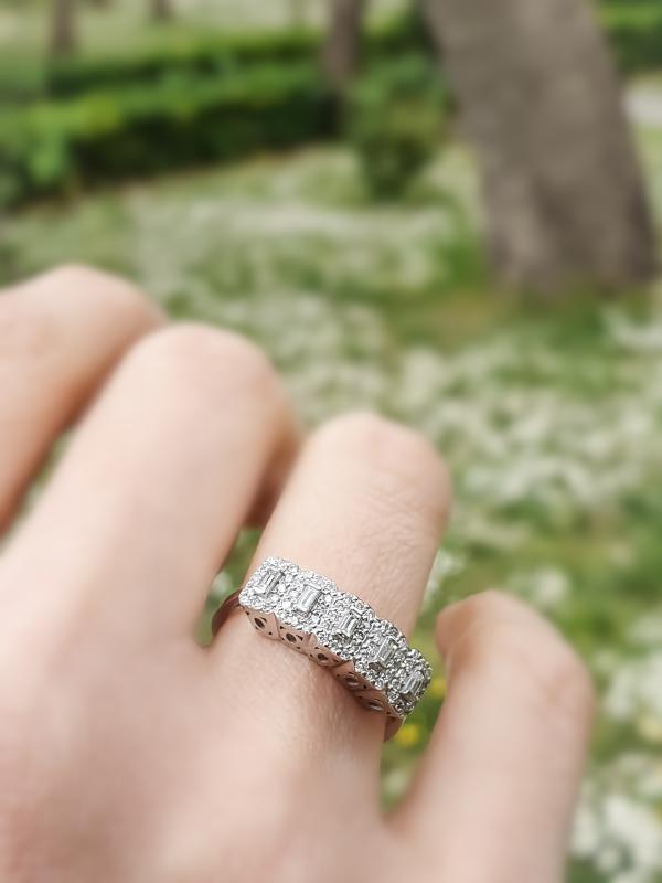 Baguette- Diamond Engagement Ring