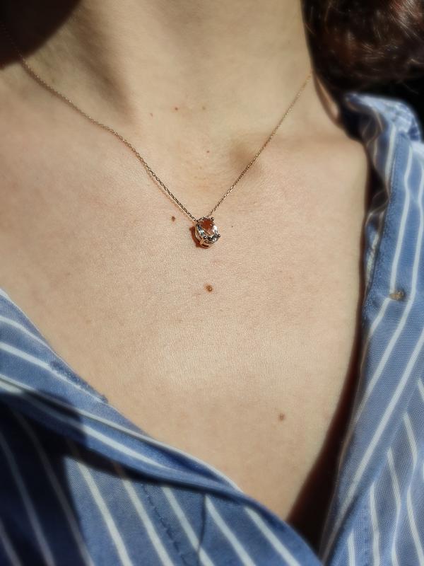 Charm Collection- Morganite Necklace