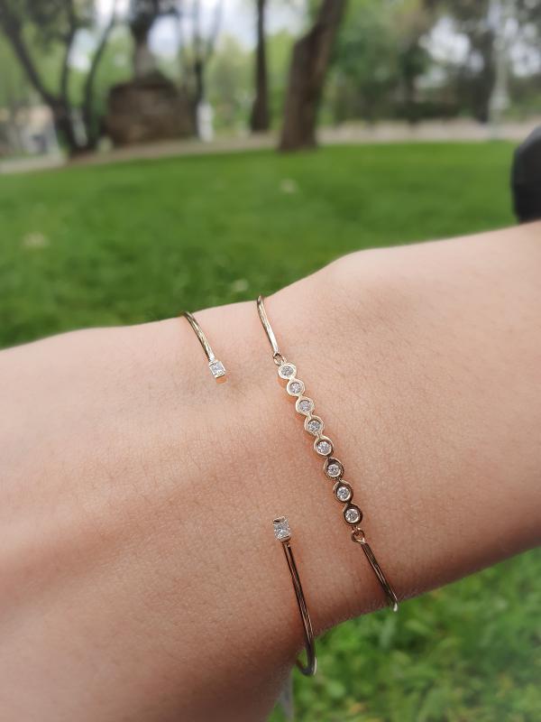 Charm- ’Circle’ Diamond Bracelet