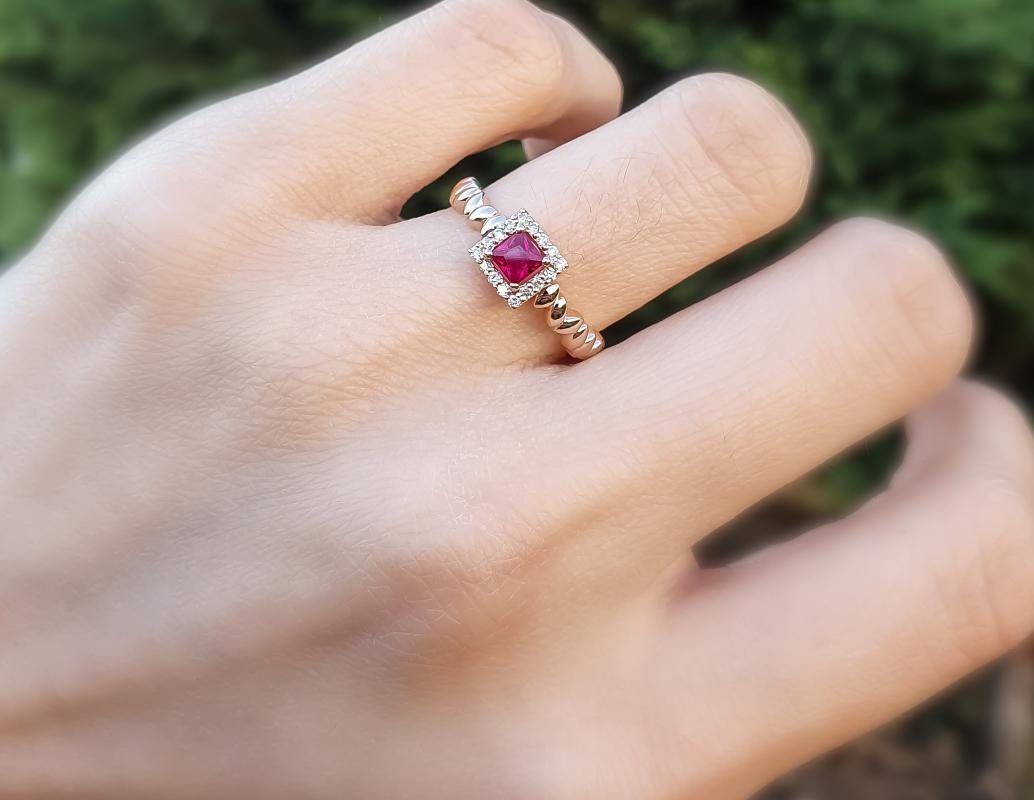 Pétite Collection- Ruby Engagement Ring