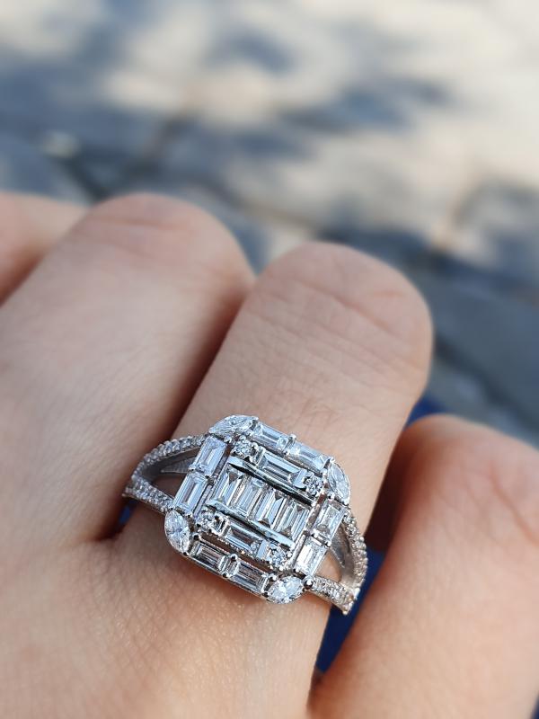 Baguette- Diamond Duchess Ring
