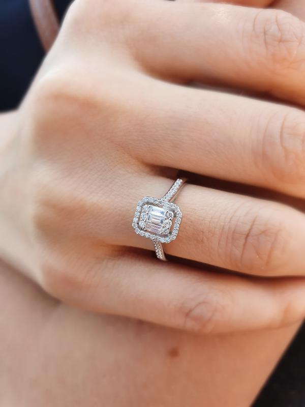 Baguette- Diamond Duchess Ring