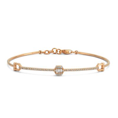 Baguette- Diamond Minimalist Bracelet