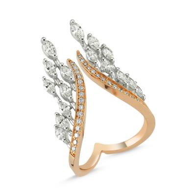 Marquise Rain Diamond Ring