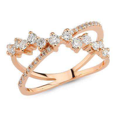 Pétite- Double Line Diamond Ring