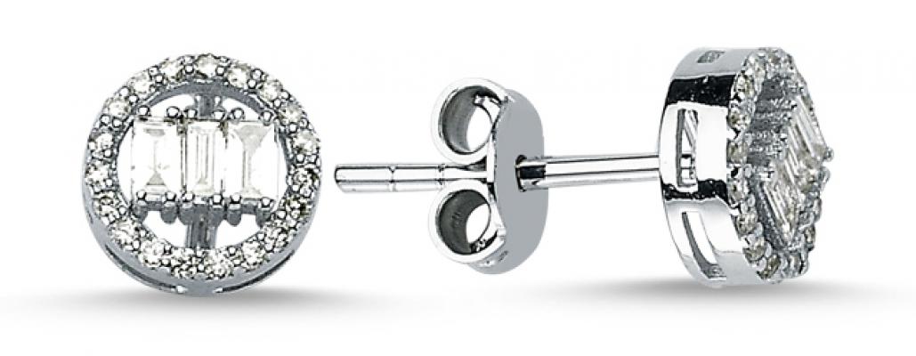 Baguette Collection- Diamond Earring