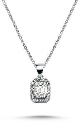 Baguette Collection- Diamond Necklace