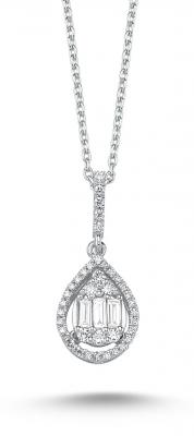 Baguette Collection- Diamond Necklace