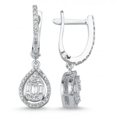 Baguette Collection Diamond Earring