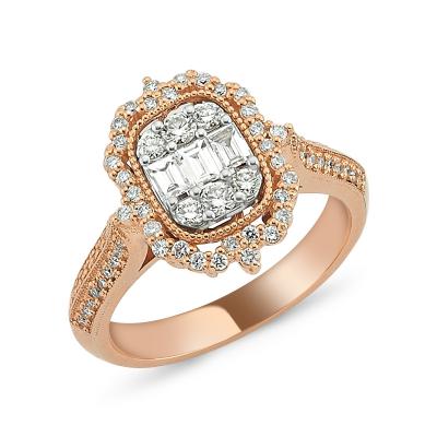 Baguette Collection- Vintage Baguette Diamond Ring