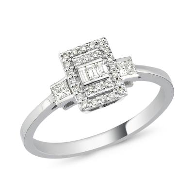 Baguette Diamond Engagement Ring