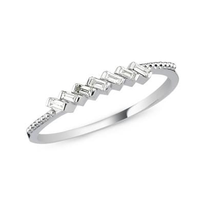 Baguette Diamond Minimalist Ring
