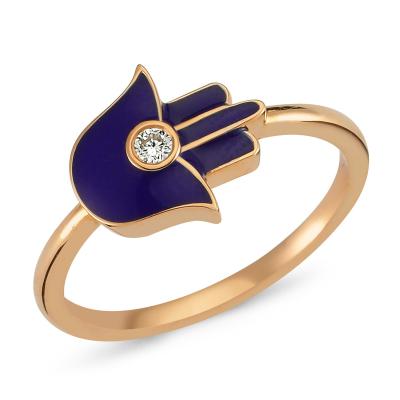 Iris- Hand Of Fatima Ring