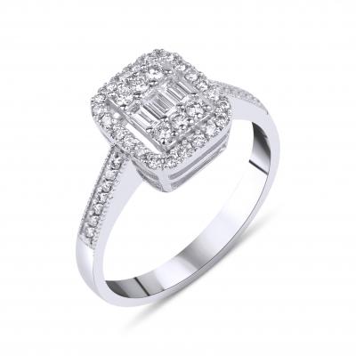 Baguette- Diamond Ring