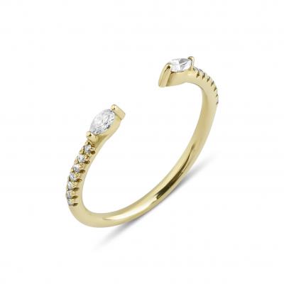 Pétite- Hira Marquise Diamond Ring