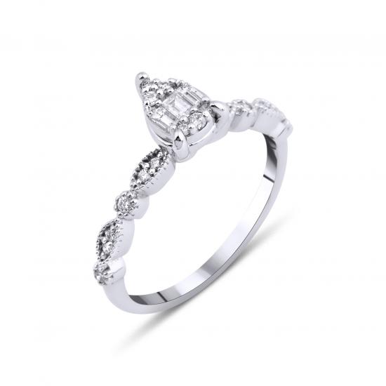 Baguette- Vintage and Modern Diamond Ring
