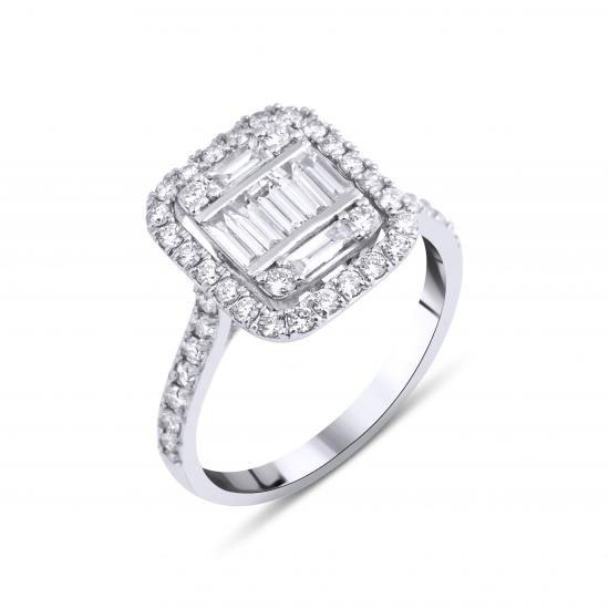 Baguette- Queen Diamond Ring