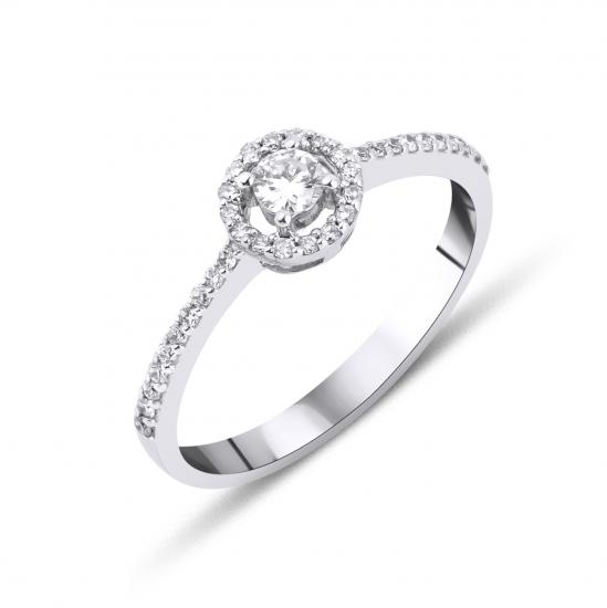 Pétite- Diamond Engagement Ring