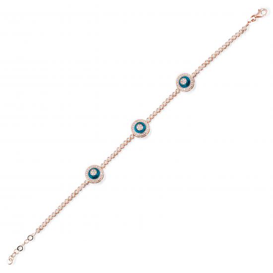 Pétite- Evil eye Diamond Bracelet