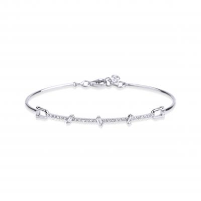 Baguette- Diamond Bracelet