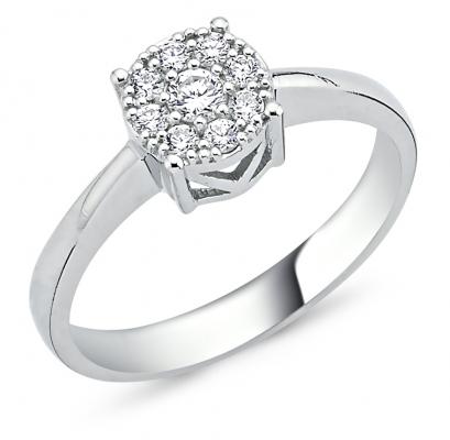 İllusion Diamond Ring